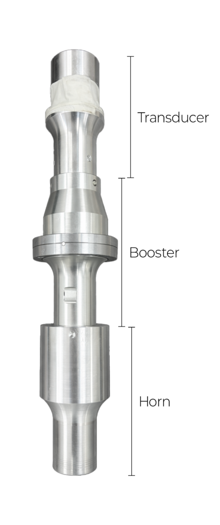 Ultrasonic welding components transducer booster horn