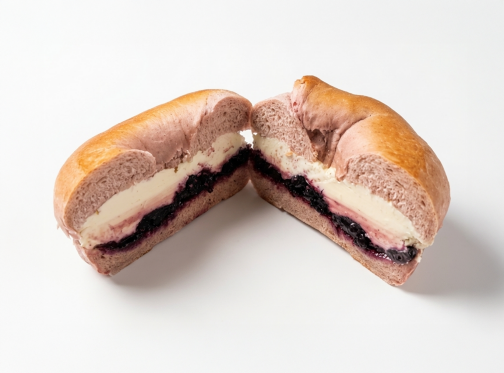 Ultrasonic Cutting of Cream Cheese Bagel